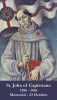St. John of Capistrano Prayer Card